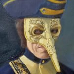 lange neus masker, detail van Herkenning II