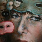 Clary Mastenbroek - zelfportret met maskers