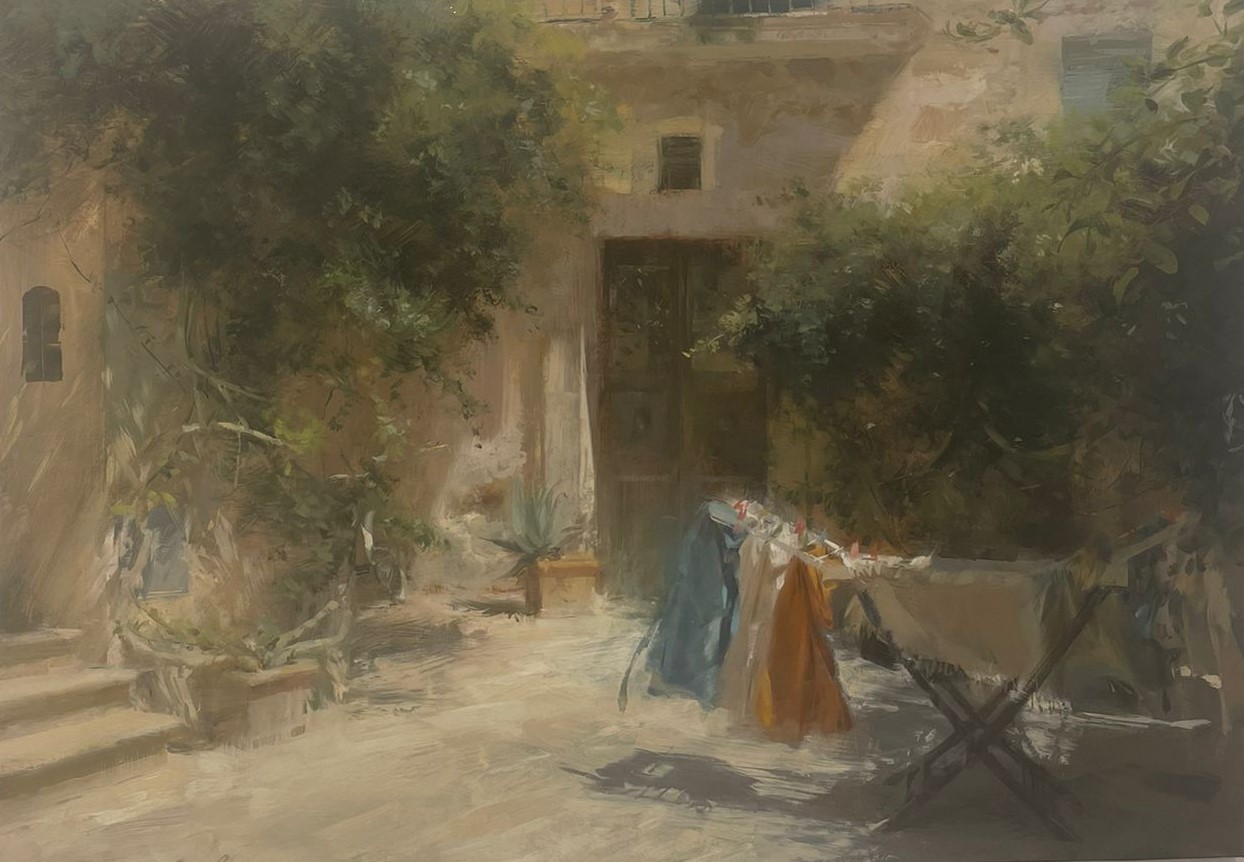the scent of the heat - courtyard in Lecce - Simon Pasini