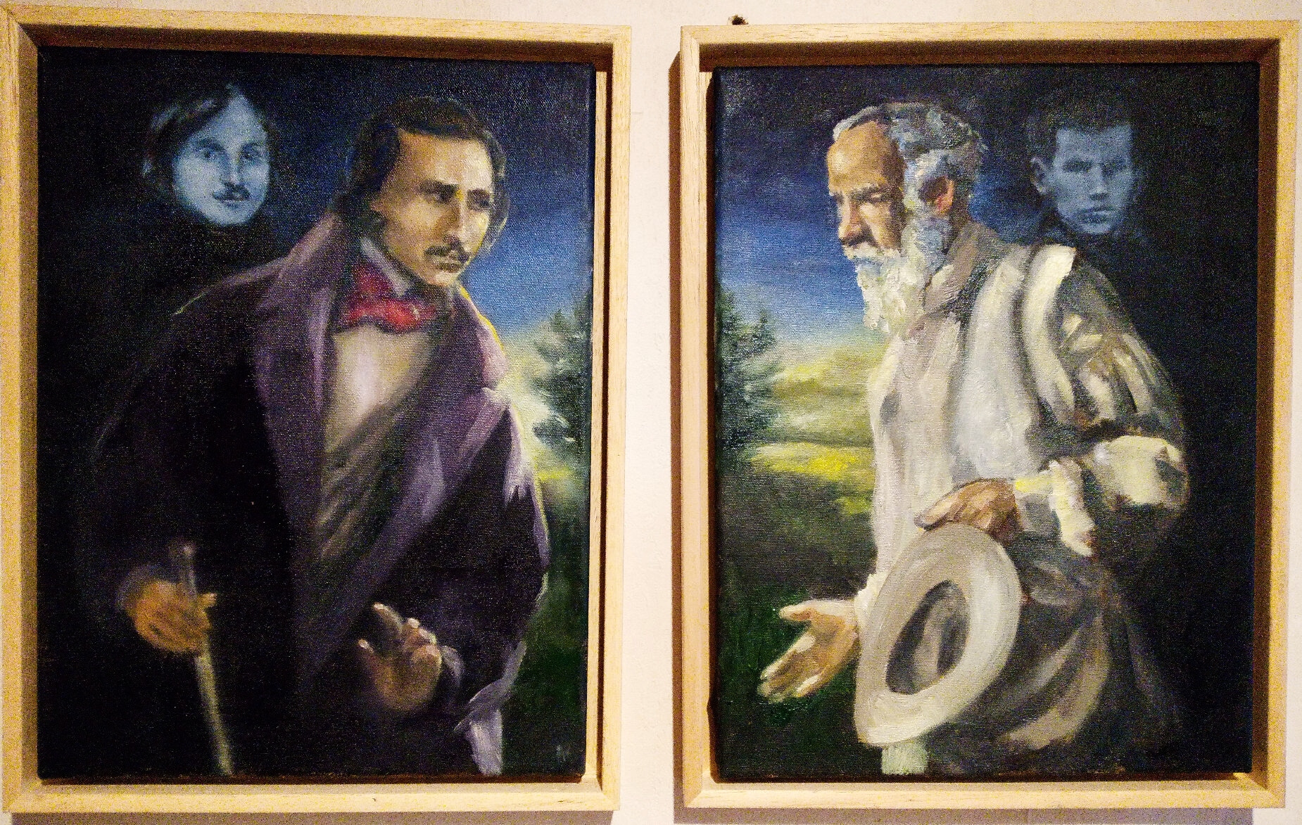Nikolaj Gogol en Lev Tolstoj Niklaus Peter